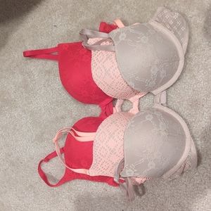VS light push up bra lot - all 34B